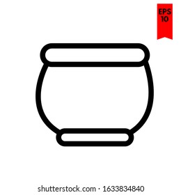 illustration of barrel flat icon