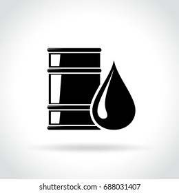 Illustration of barrel icon on white background