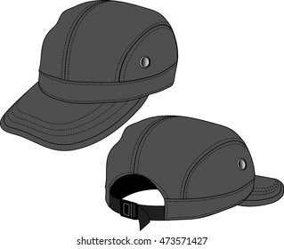 Illustration of baseball cap (headgear)