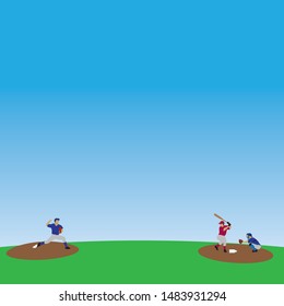 Illustration of baseball created with EPS data