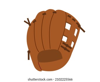 It is an illustration of a baseball glove.