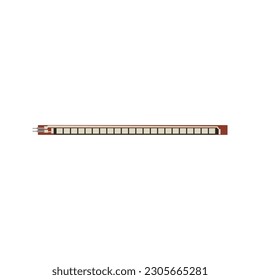Illustration of a Basic Force Sensing Resistor flux sensor used in electronic devices for measuring force or pressure, available in vector EPS format for download