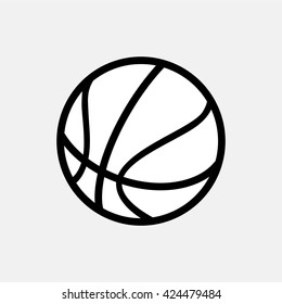 Illustration of a basketball.