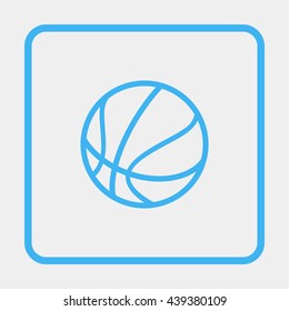 Illustration of a basketball.