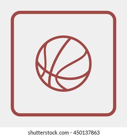 Illustration of a basketball.