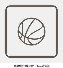Illustration of a basketball.