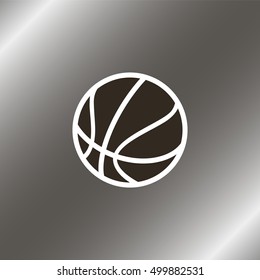 Illustration of a basketball.