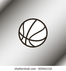 Illustration of a basketball.