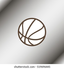 Illustration of a basketball.