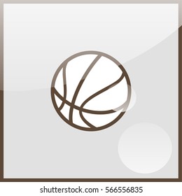 Illustration of a basketball.