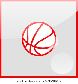 Illustration of a basketball.