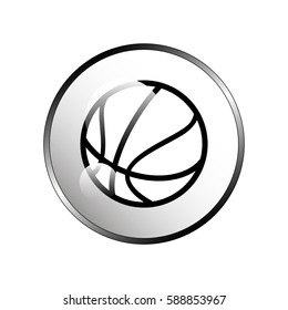 Illustration of a basketball.