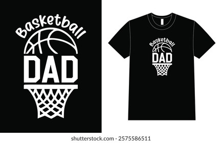 Illustration Of  Basketball dad, Illustration For Father Day.