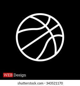 basketball outline image