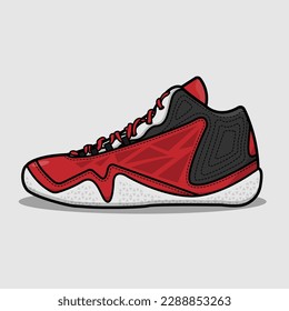 The Illustration of Basketball Red
