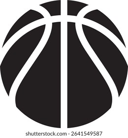 illustration of a basketball silhouette
