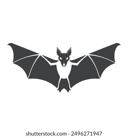 illustration of bats, bats are flying mammals, vector art.