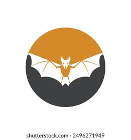 illustration of bats, bats are flying mammals, vector art.