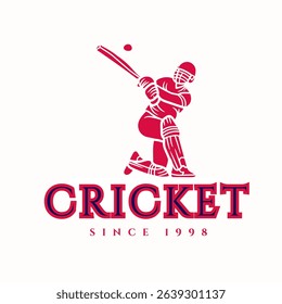 illustration of batsman playing cricket. Batsman In Playing Action On Abstract poster. Cricket championship banner design. Cricket Tournament Banner Design. Hand drawing Vector Illustration.