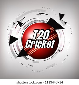 illustration of batsman playing cricket T20 cricket