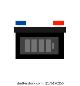 Illustration of a battery for car.