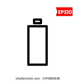 illustration of battery flat icon