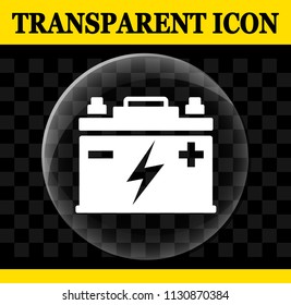 Illustration of battery vector circle transparent icon