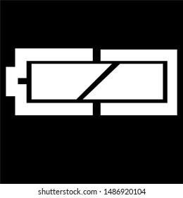 illustration of Battery,sticker,tshirt print, vector illustration