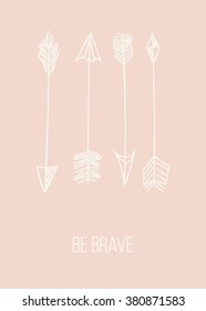 Illustration "Be Brave"
