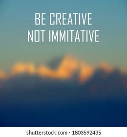 ilustración de ser creativo no imitativo fondo conceptual para detener el plagio, robar, copiar y representar los pensamientos, ideas o expresiones de otro como propio trabajo original