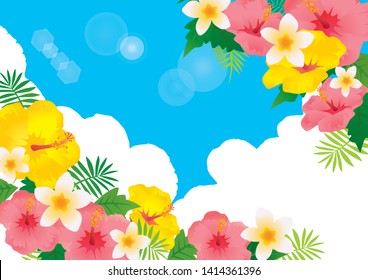 沖縄 海と空 のイラスト素材 画像 ベクター画像 Shutterstock