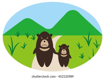 Illustration of bear