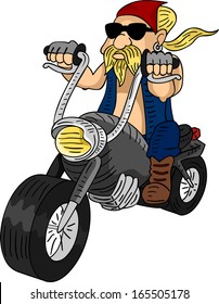 21,748 Cartoon biker Images, Stock Photos & Vectors | Shutterstock