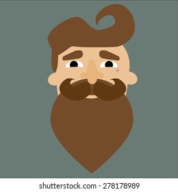 Illustration beardman