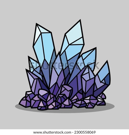 The Illustration of Beatiful Gem Game