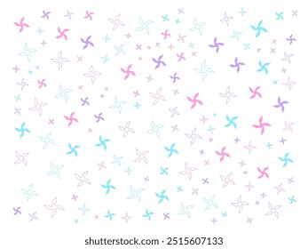 Illustration of Beautiful Abstract Pattern Retro with Pastel Color