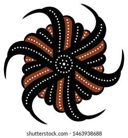 Illustration Beautiful Batik Pattern of Indonesian
