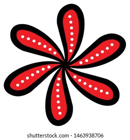 Illustration Beautiful Batik Pattern of Indonesian