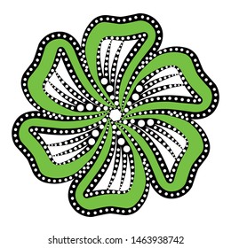 Illustration Beautiful Batik Pattern of Indonesian