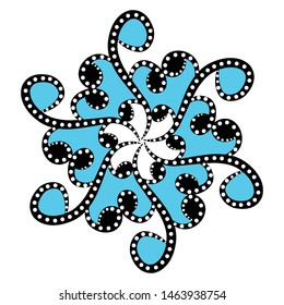Illustration Beautiful Batik Pattern of Indonesian