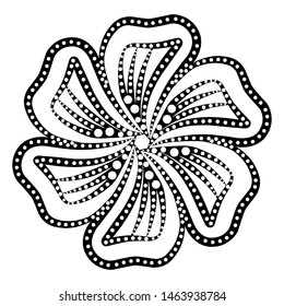 Illustration Beautiful Batik Pattern of Indonesian