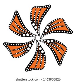 Illustration Beautiful Batik Pattern of Indonesian