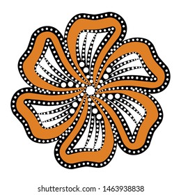 Illustration Beautiful Batik Pattern of Indonesian