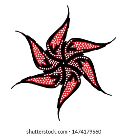 Illustration Beautiful Batik Pattern of Indonesian