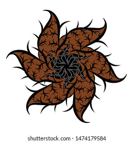 Illustration Beautiful Batik Pattern of Indonesian