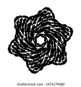 Illustration Beautiful Batik Pattern of Indonesian
