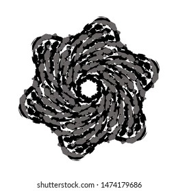 Illustration Beautiful Batik Pattern of Indonesian