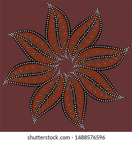 Illustration Beautiful Batik Pattern of Indonesian