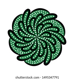 Illustration Beautiful Batik Pattern of Indonesian