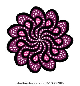 Illustration Beautiful Batik Pattern of Indonesian